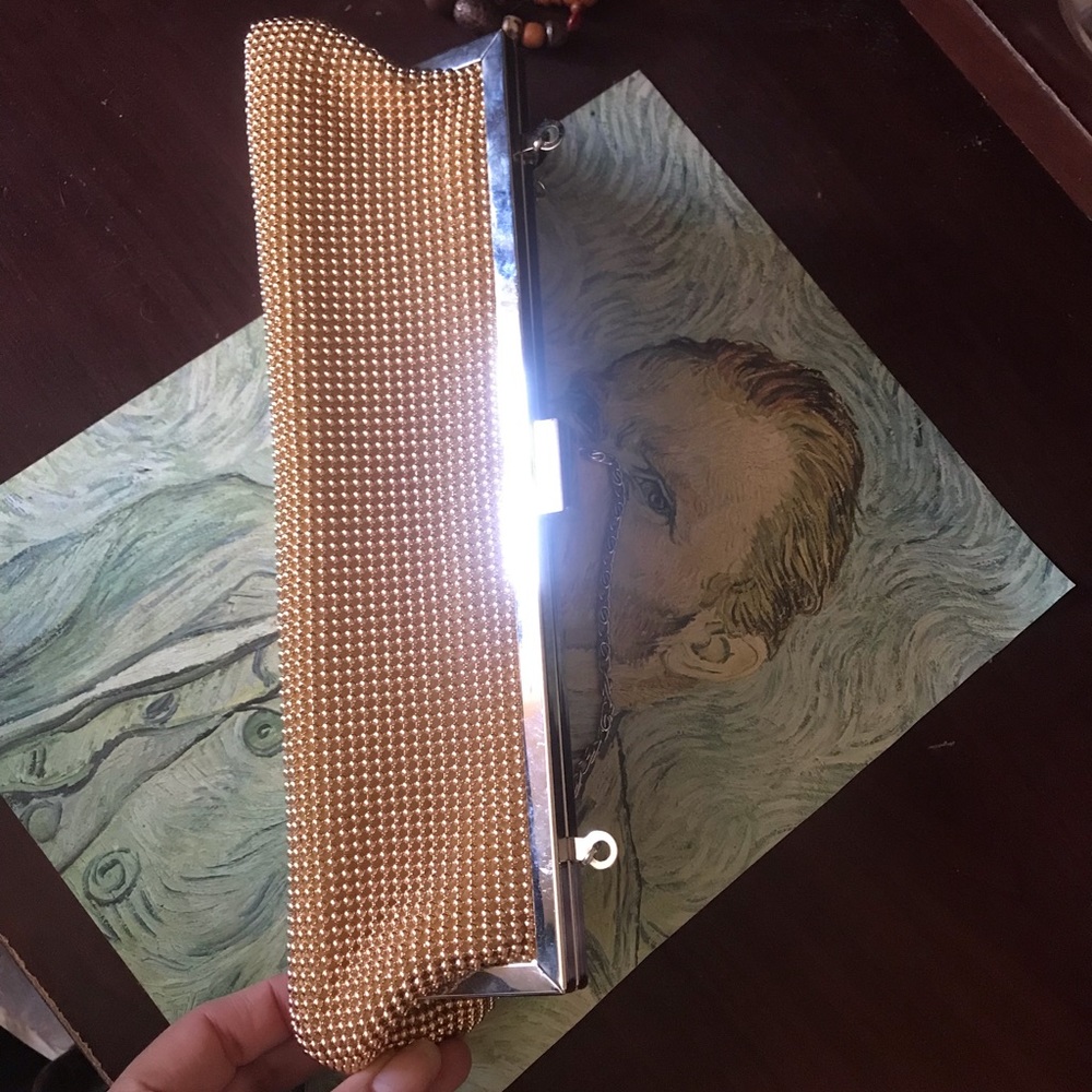 Gold Clutch Bag - Picture 3 of 4